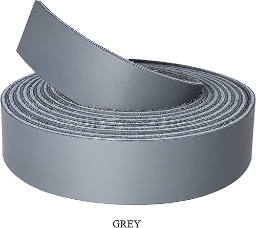 Miniatura 7 de Leather Strips 1 Inch Wide 96 Inch Long - 6-7 oz (2.4-2.8 mm) Latigo Leather Strips Great for Belts, Collars,Leather Craft - Made in USA by Pitka