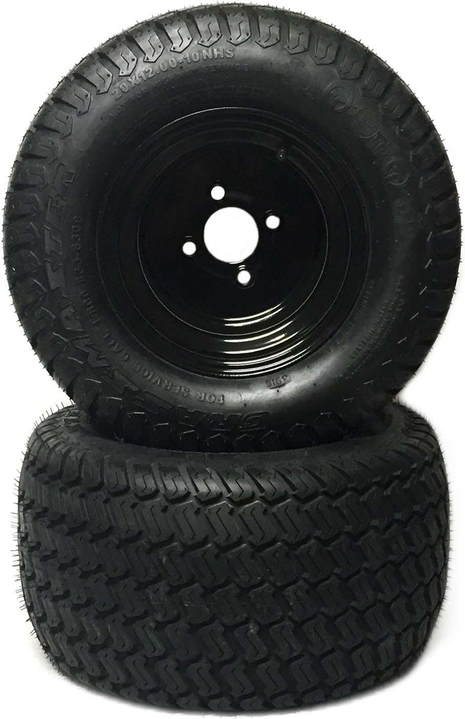 NoAir BigDog Alpha 54" & 60" Front and Rear Wheel Assemblies 13x6.50-6 and 20x12.00-10