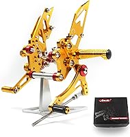 Vista 8 de Arashi (Versión 2.2) reposapiés ajustables para motocicleta KAWASAKI Ninja 300 EX300B ABS / EX300A/ EX300 ABS/ EX300A / SE 2013-2017 Accesorios