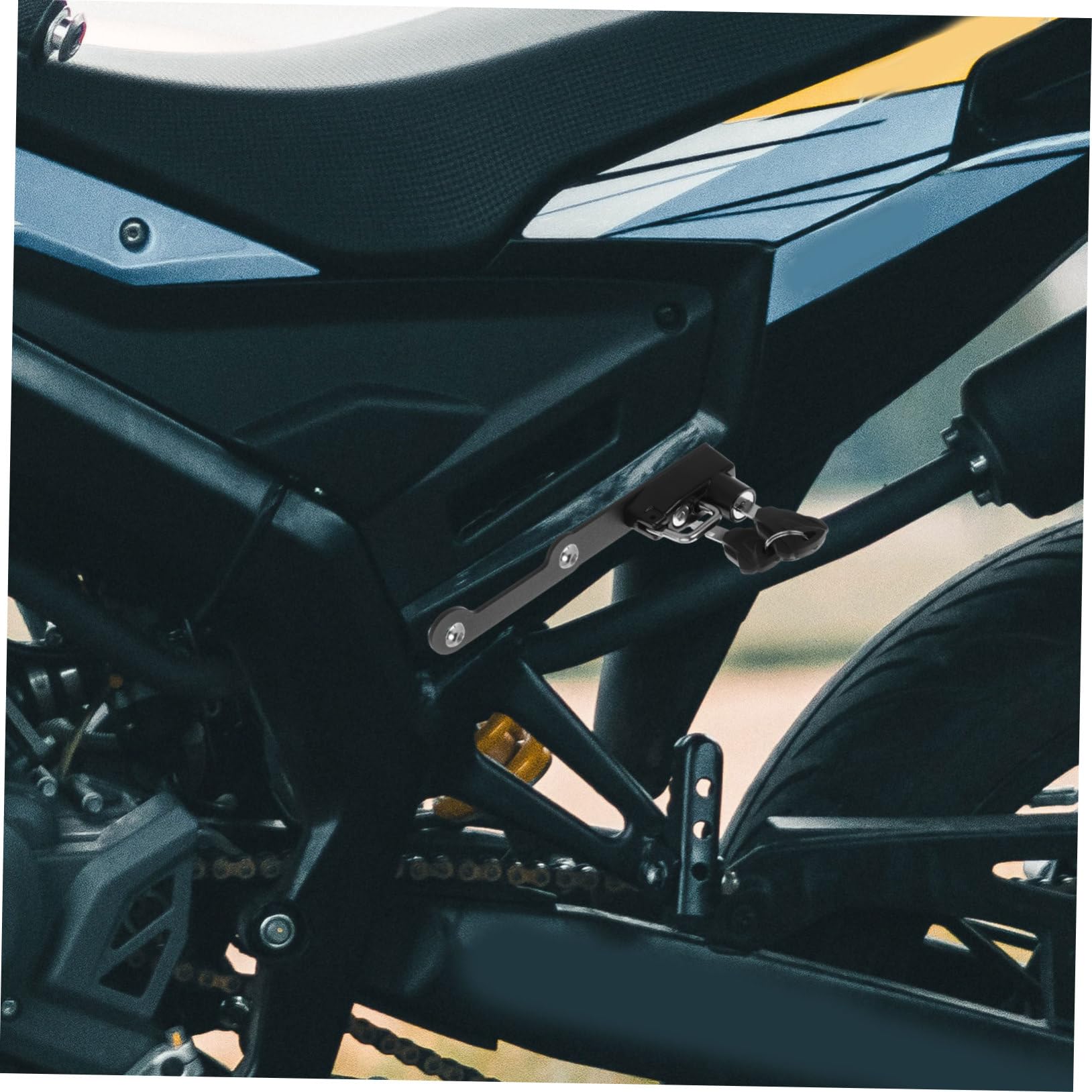 TOPBATHY Lucchetto Danni Moto Antifurto per Nero Metallo Casco in Installazione senza Sicurezza Affidabile per Modello Sportivo