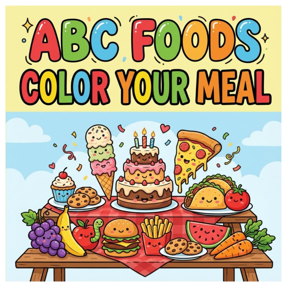 ABC Foods: Color Your Meal (ABC Coloring Books)