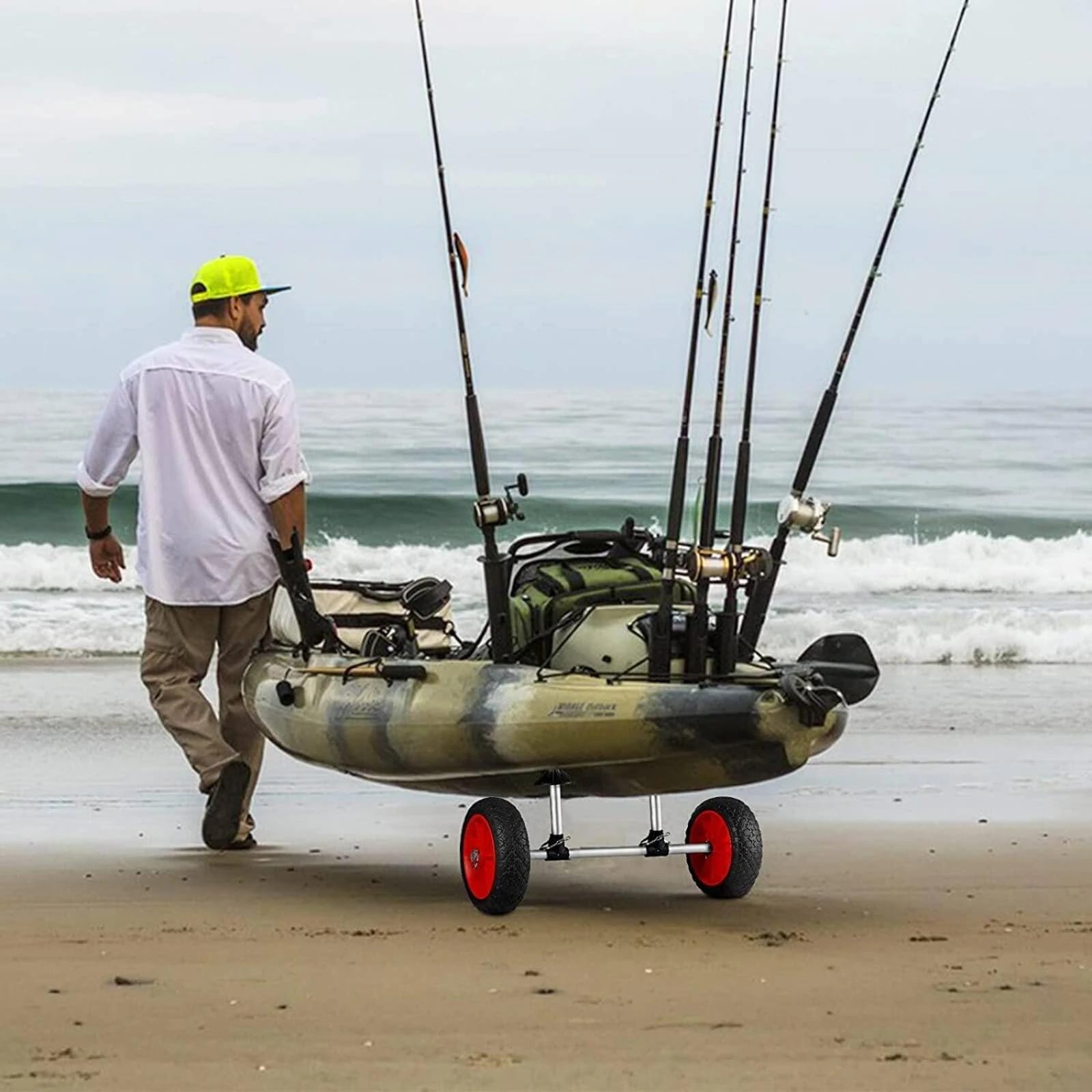 Carro Paddle Surf Carro de Kayak con Poste Vertical