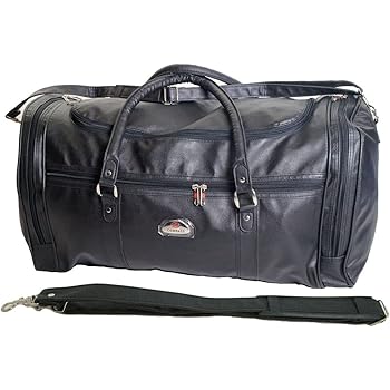 leather look holdall