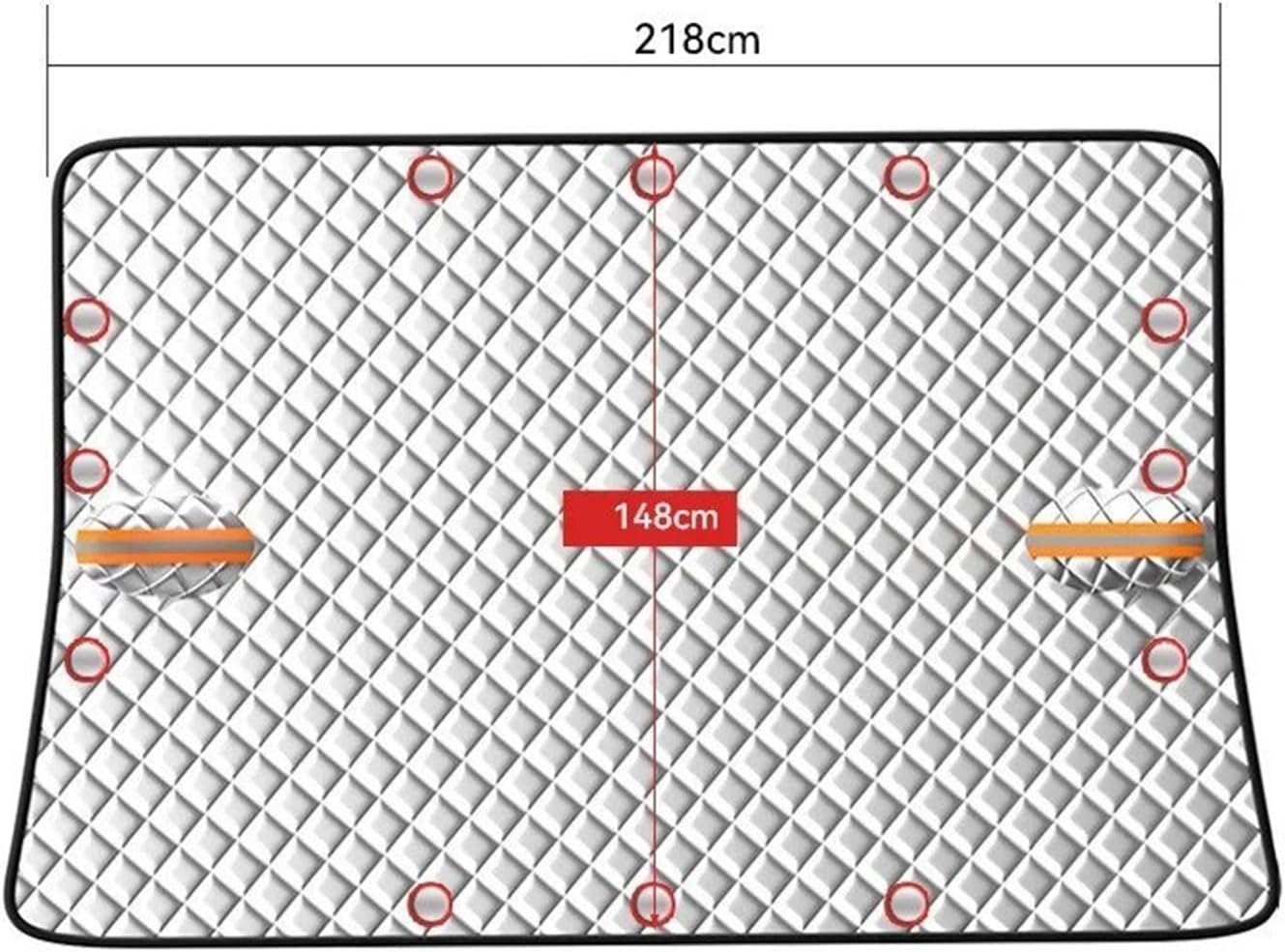 Snow Protection for Cars Magnetic Car Windshield Cover Winter Ice Snow Dust Frost Guard UV Protector Front Window Sun Shade Outdoor