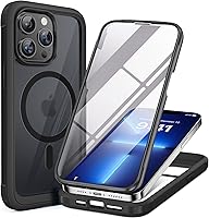 Vista 118 de Miracase Funda magnética para iPhone 15 Pro Max de 6.7 pulgadas [compatible con Magsafe], funda de cuerpo completo a prueba de caídas para iPhone 15