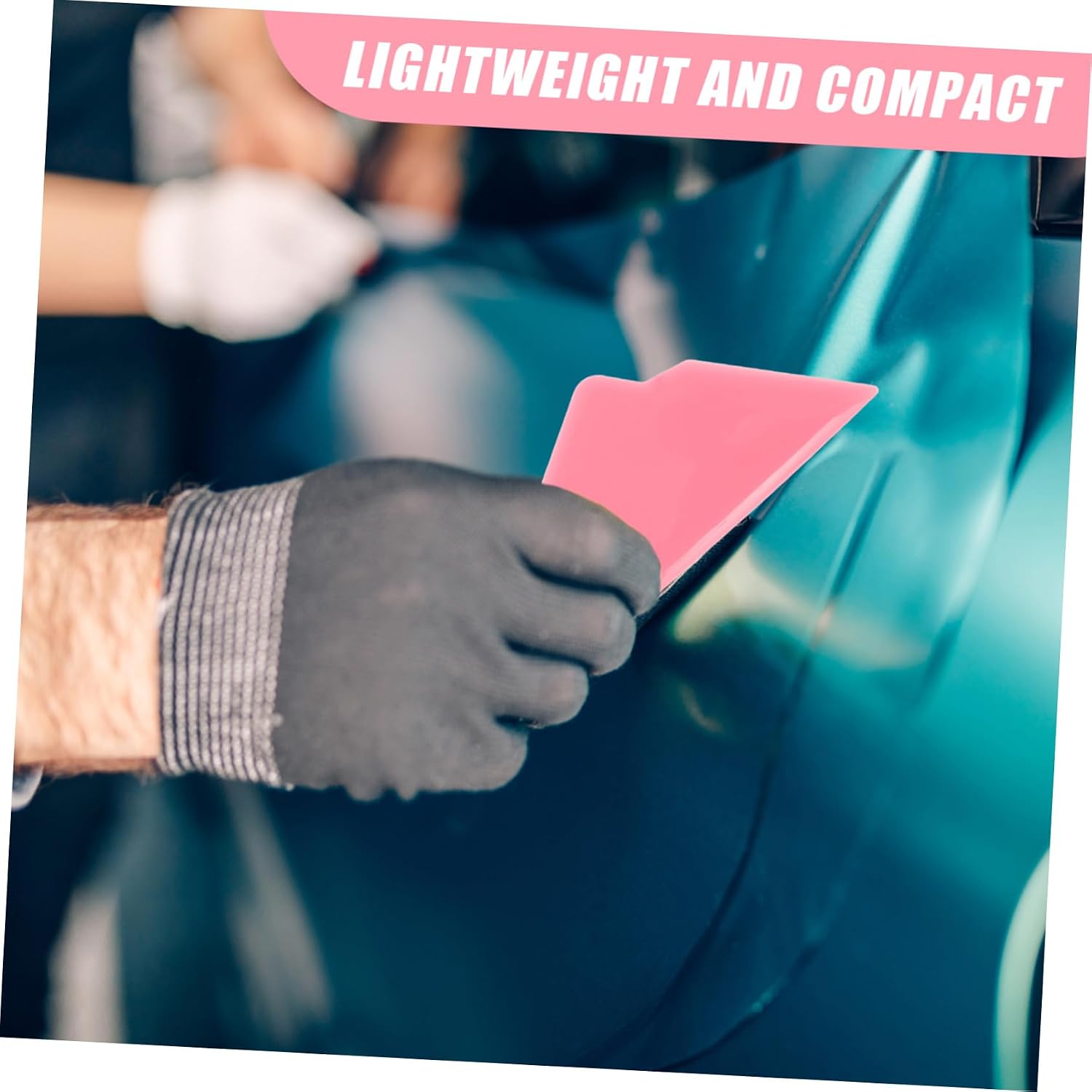 2pcs Vinyl Wrap Installation Car Window Film Tools Precision Triangular Tip Dual Function Scrapers Car Panel Removal Tool