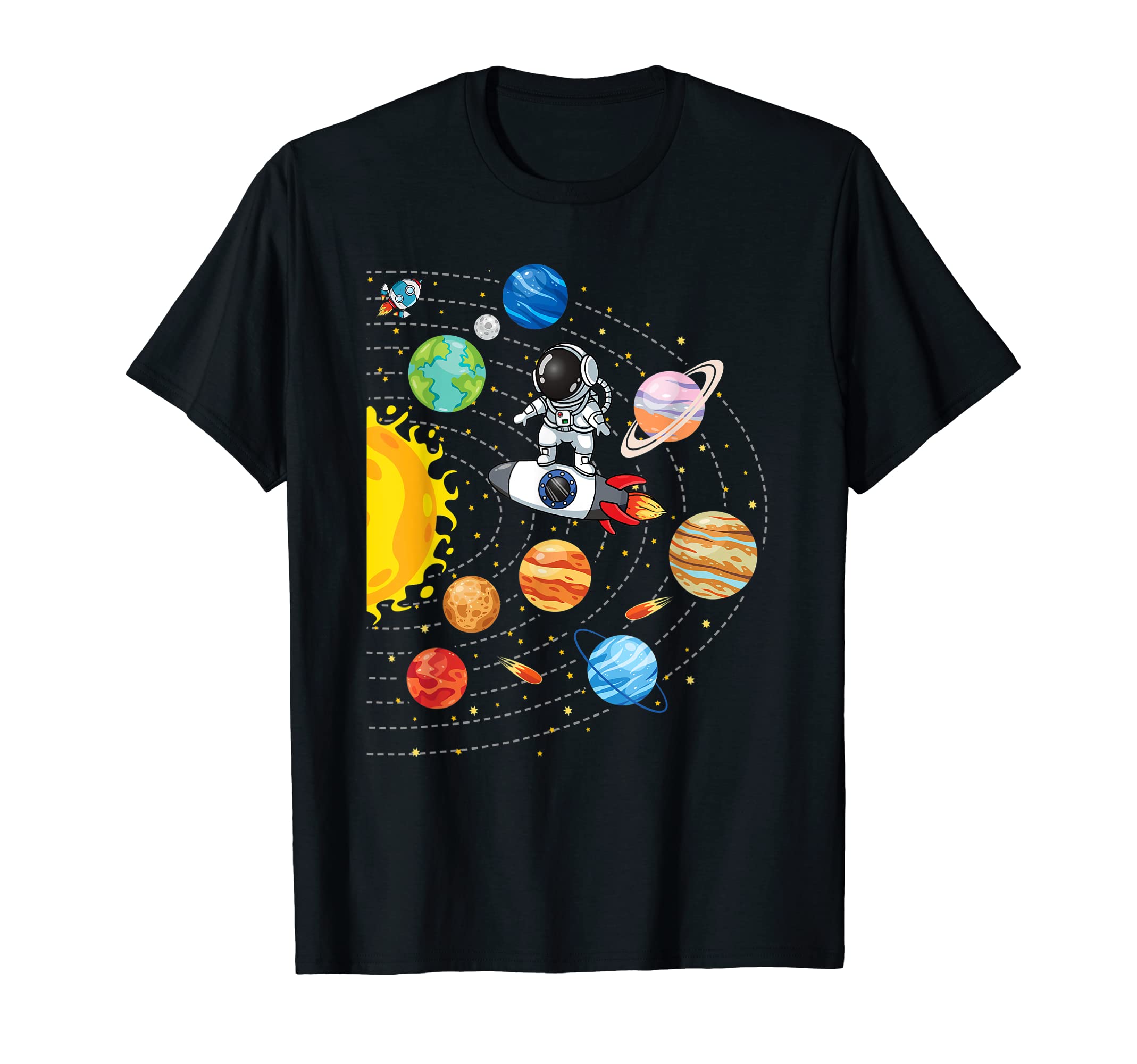 BALARISolar System Planet Space Astronaut Universe Boys Girls Kids T-ShirtOEKO-TEX STANDARD 100
