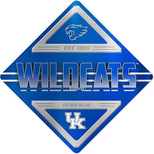 Miniatura 88 de Rico Industries NCAA - Letrero de metal estándar de 16.5 x 16.5 pulgadas, decoración del hogar, dormitorio, oficina, cueva de hombre