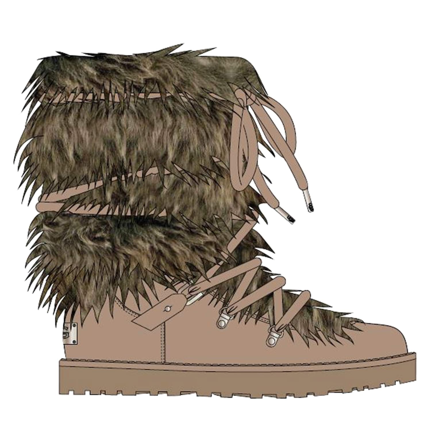 UGG Womens Classic Posh Short Fur Boots