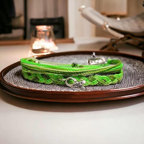 Miniatura 2 de Pulsera de concientización sobre el cáncer de linfoma, en apoyo de los seres queridos que luchan contra el cáncer