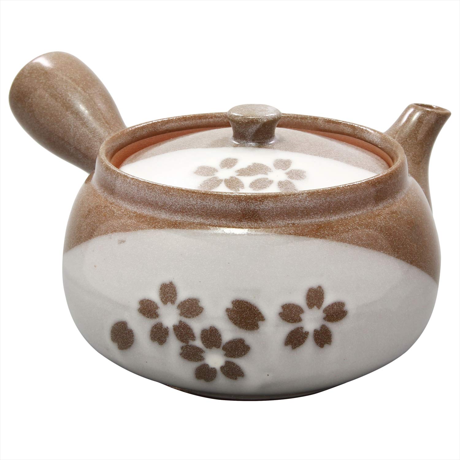 Minoyaki Powdered Cherry Blossom Teapot