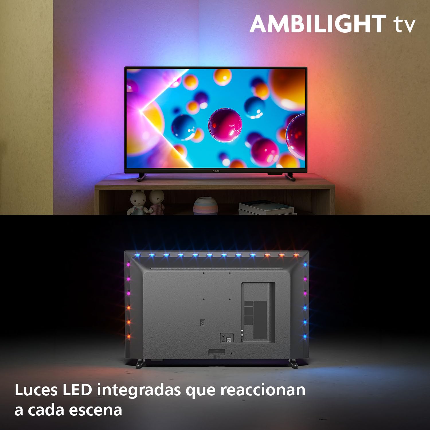 Philips 32PFS6900 HD LED Smart TV - Pantalla de 32 Pulgadas con Pixel Plus, Plataforma Titan OS y Sonido Dolby Digital - Funciona con Alexa y con el Asistente de Voz de Google