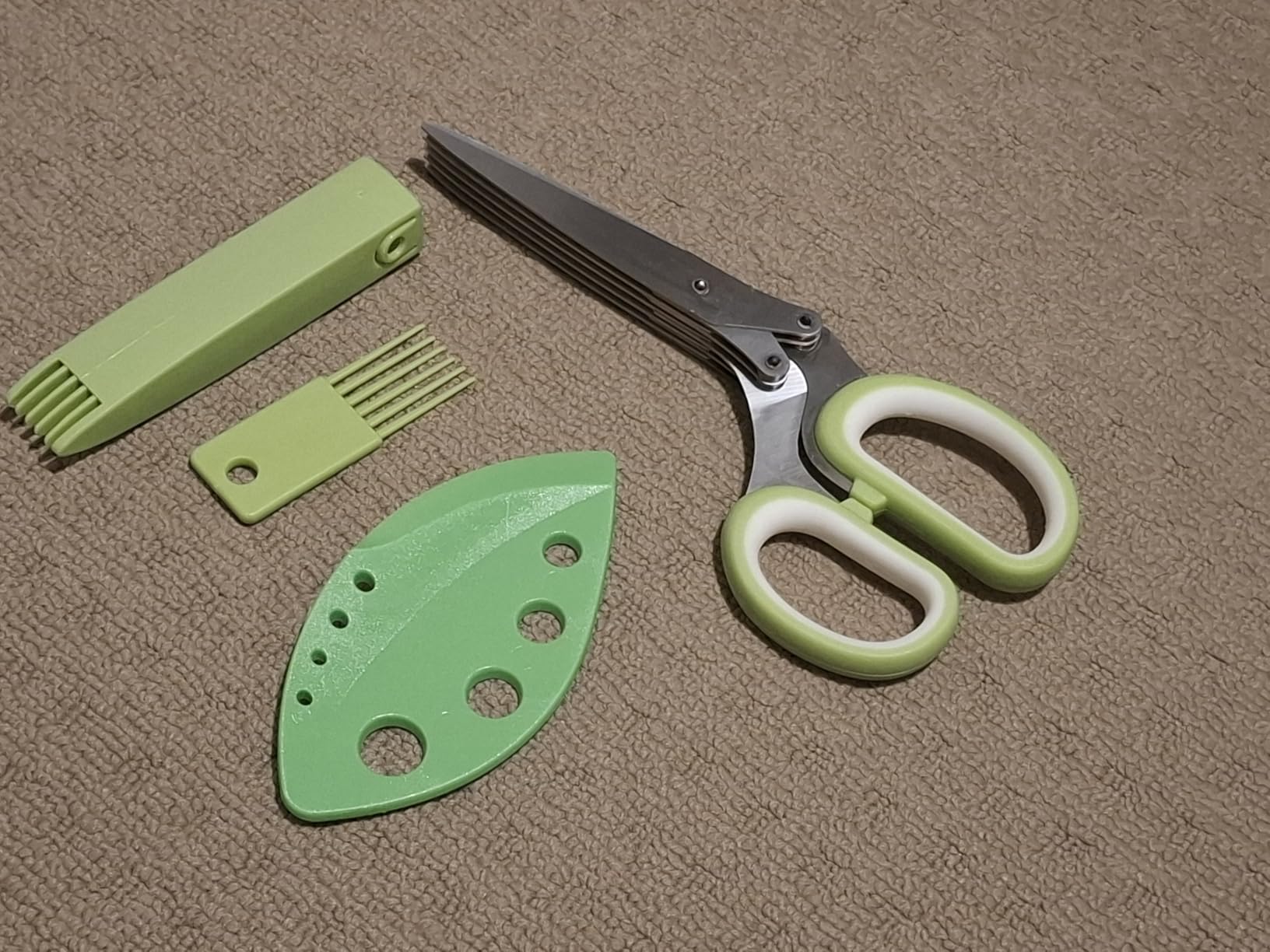 Herb Razor Yharnamite 3 Pcs Herb Scissors, 5 Stainless Steel Blade with Safety ...