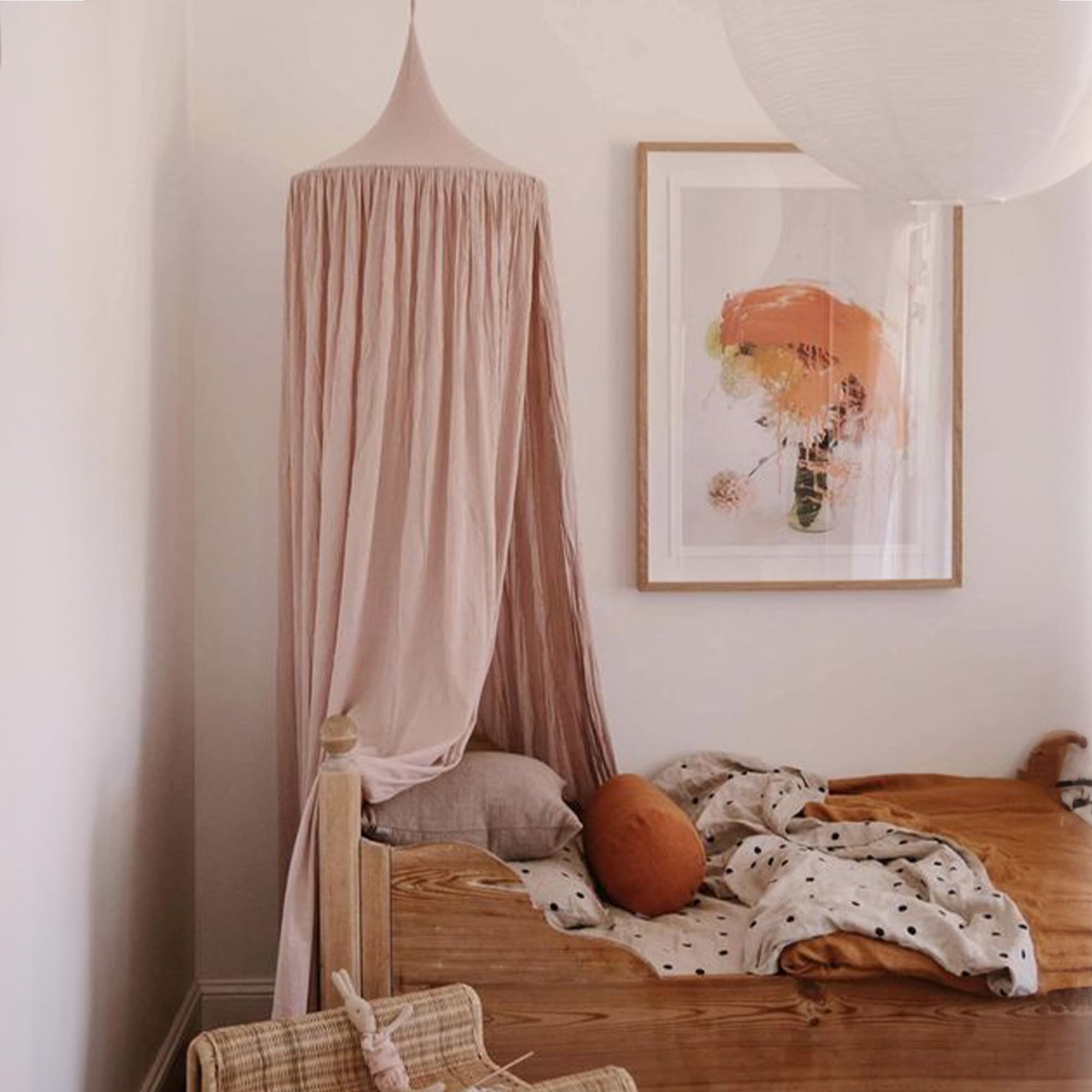 Deryan Moustiquaire vintage 245 cm - Ciel de lit - Filet de protection contre les insectes Canopy
