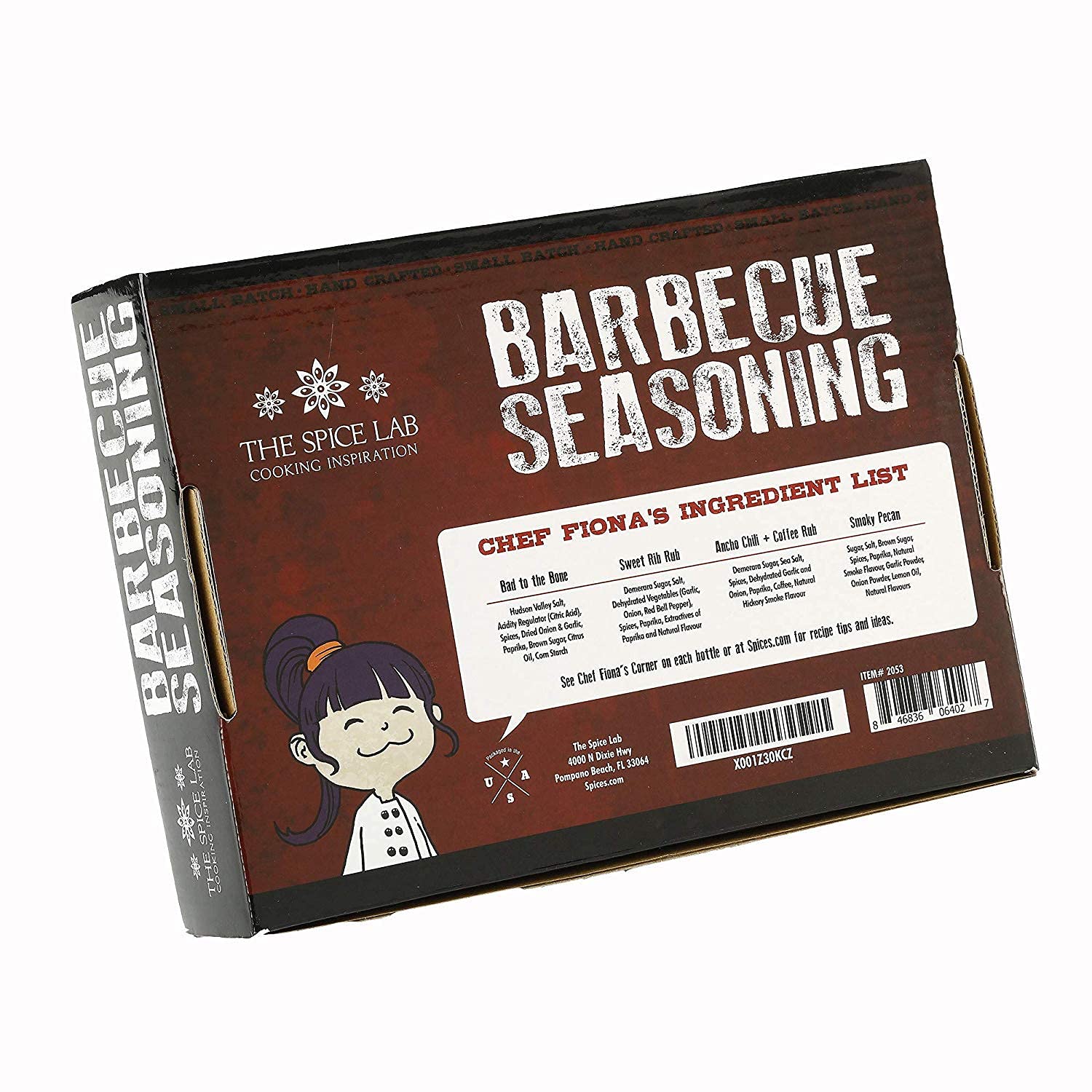 The Spice Lab BBQ Barbecue Spices and Seasonings Set - Ultimate Grilling Accessories Set - Gift Kit for Barbecues, Grilling, and Smoking - Great Gift for Men or Gift for Dad Made in the USA : Grocery & Gourmet Food