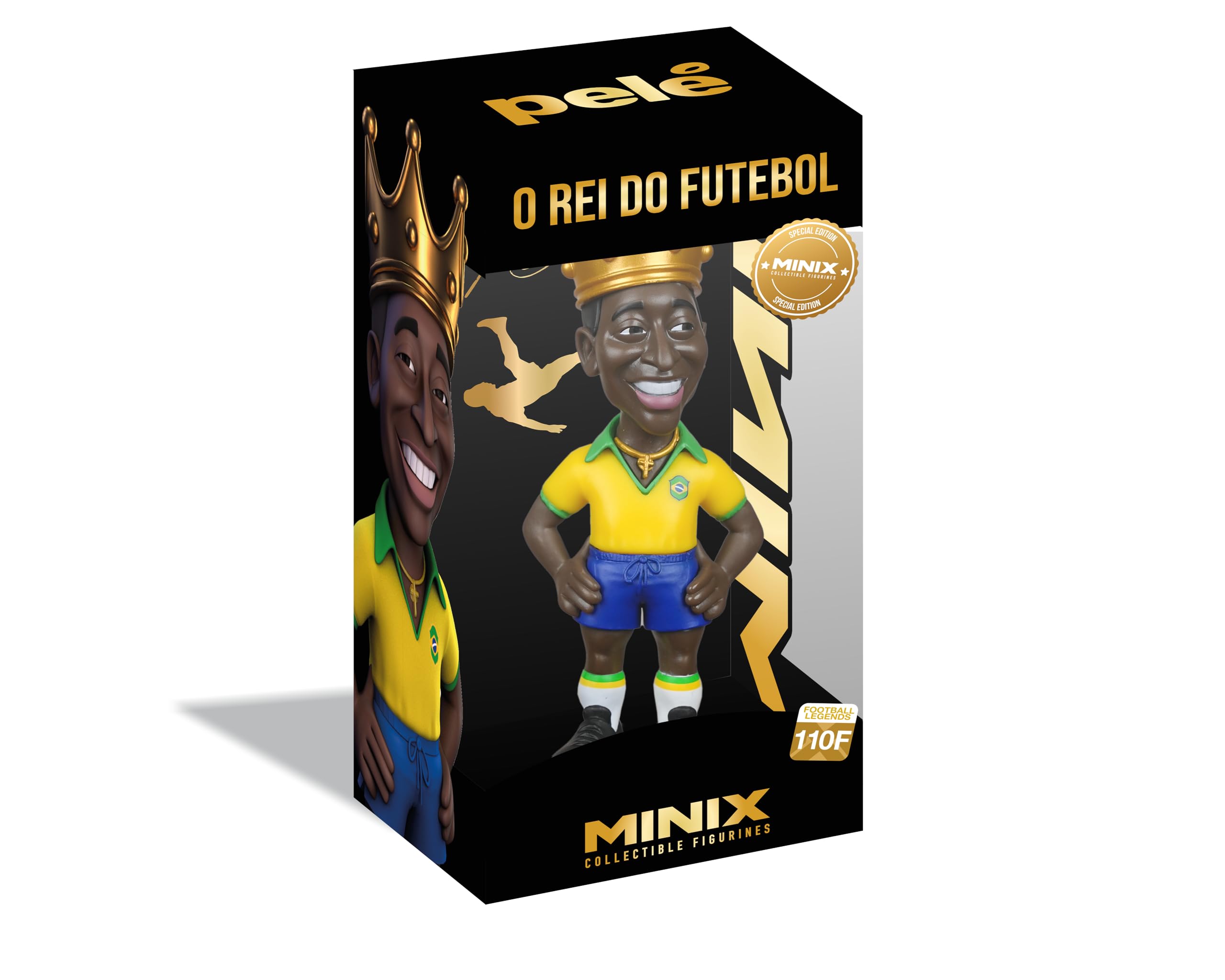 MINIX - Football Legends #110F - Special Edition - Peleé - Figurka kolekcjonerska 12 cm
