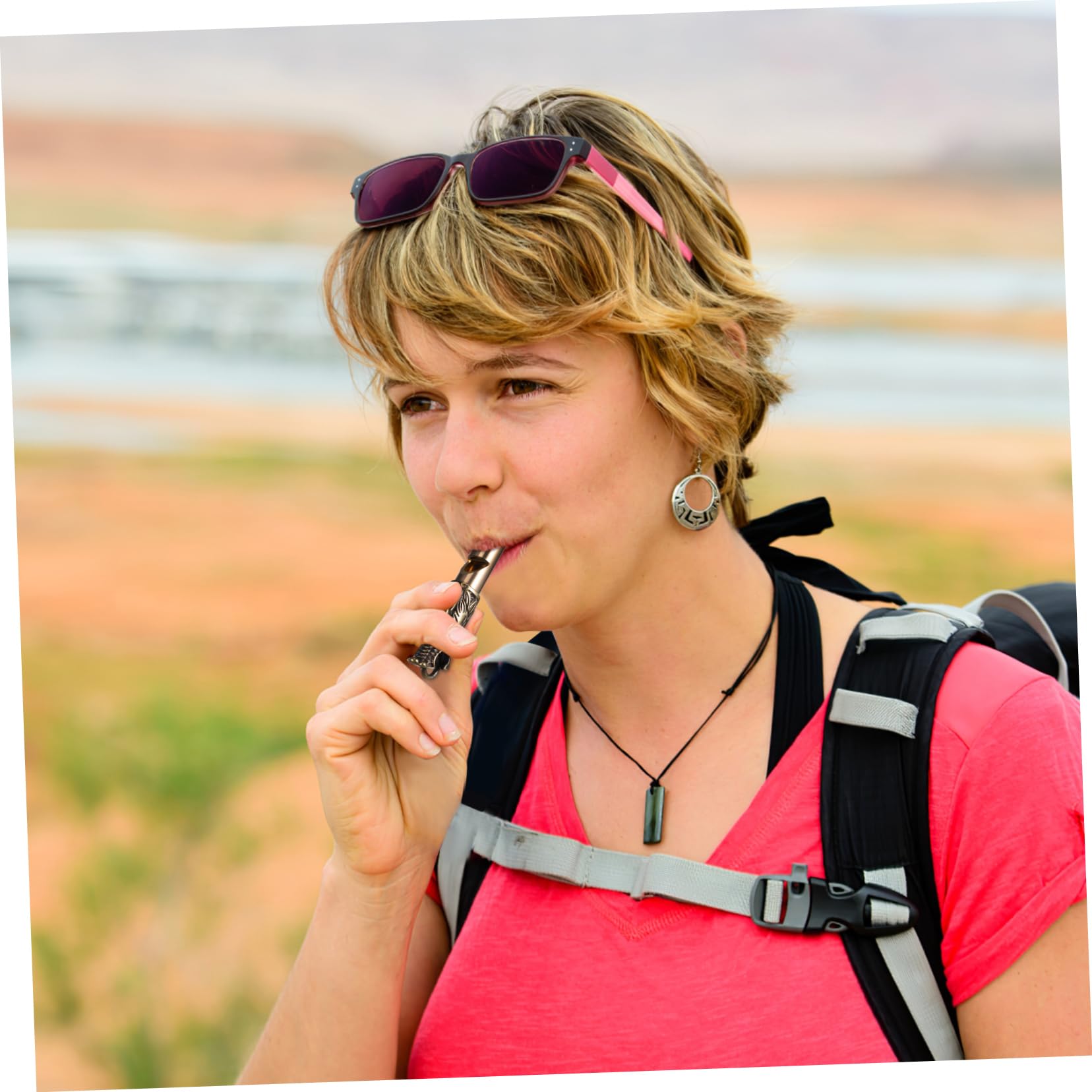 PLAFOPE 3Pcs Dragon Head Whistles Multifunctional Whistle Keychain Pendant for Camping Hiking and Emergency Situations Exquisite Retro Design