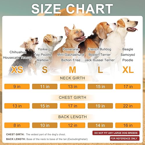 Miniatura 2 de BEAUTYZOO Suéter de forro polar para perros pequeños, chaqueta de invierno, con anillo en D, accesorio de correa para cachorros de razas medianas de