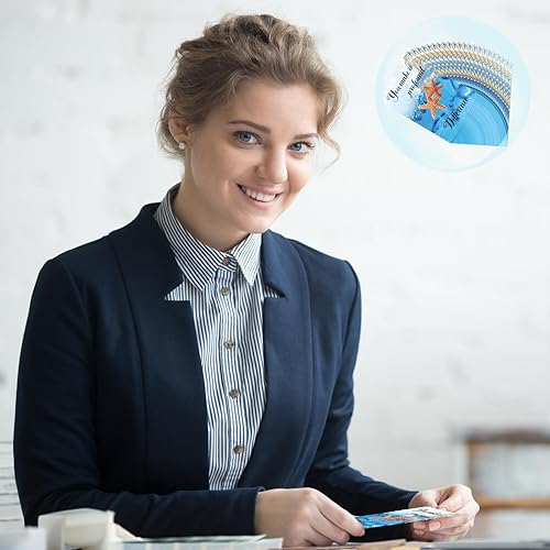 Miniatura 6 de Juego de 90 tarjetas de regalo de Starfish Story, mini tarjetas de apreciación de recuerdo, tarjetas de tamaño de cartera de Starfish Story, regalos