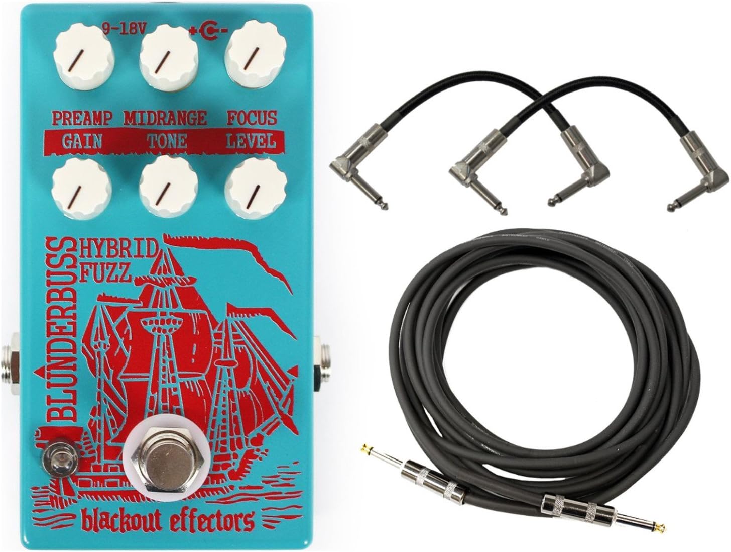 Blunderbuss Fuzz w/ 3 Cables