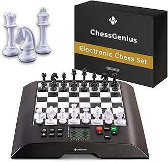 MILLENNIUM ChessGenius - M810 - chess computer with the world-famous software by Richard Lang. Game levels from beginner to tournament player. One of the most powerful chess computers with > 2000 ELO