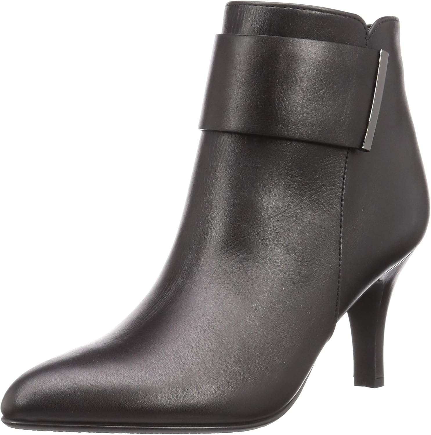 ルブタン サテン 黒 パンプス シンプル オープントゥ Christian