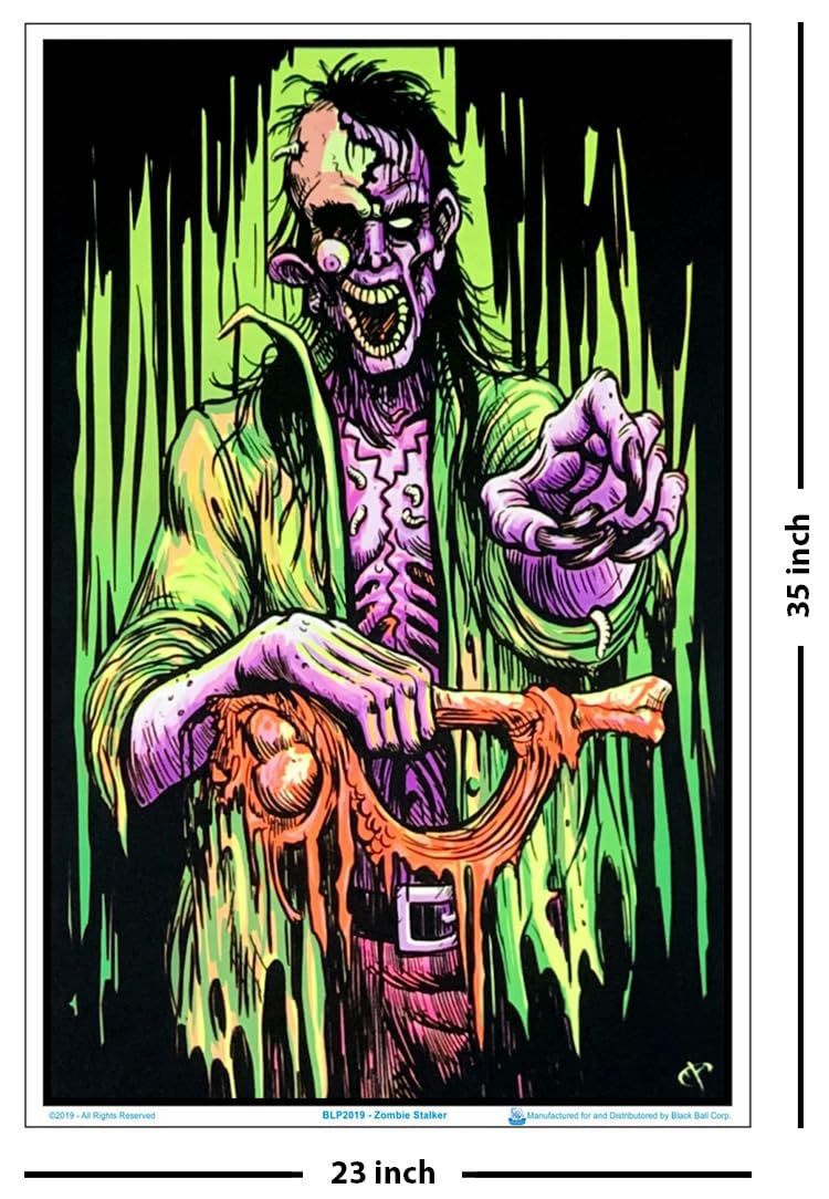 Amazon.com: Scorpio Posters Zombie Stalker Blacklight Poster
