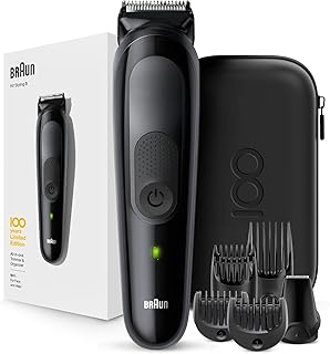 ماكينة حلاقة الكل في واحد من براون 6 1 ماكس 100 سنة اصدار محدود 5 ملحقات وشنطة سفر موديل MBMGK5