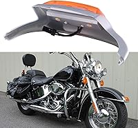 Vista 5 de Rich Choices Luces LED de guardabarros delantero ámbar y luces LED rojas de extremo de guardabarros trasero compatibles con Harley Road King Electra