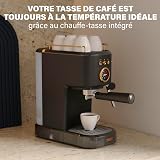 Princess Macchina per Espresso, 1100W, 20 Bar, Scalda Tazze, Beccuccio a Vapore, Serbatoio 1,2L, Per Caffè Macinato e Capsule, Facile da Pulire, Spegnimento Automatico, 01.249417.01.001 - 5