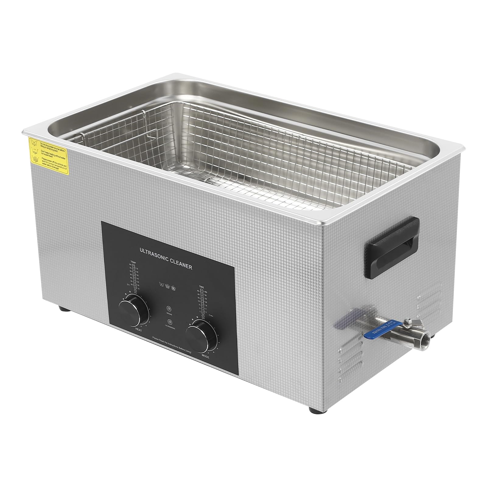Ultraschallreiniger Ultraschallreinigungsgerät Ultraschallbad Ultrasonic Cleaner 22L Edelstahl mit Korb 40KHz Ultraschalltechnologie Timer Temperaturregelung