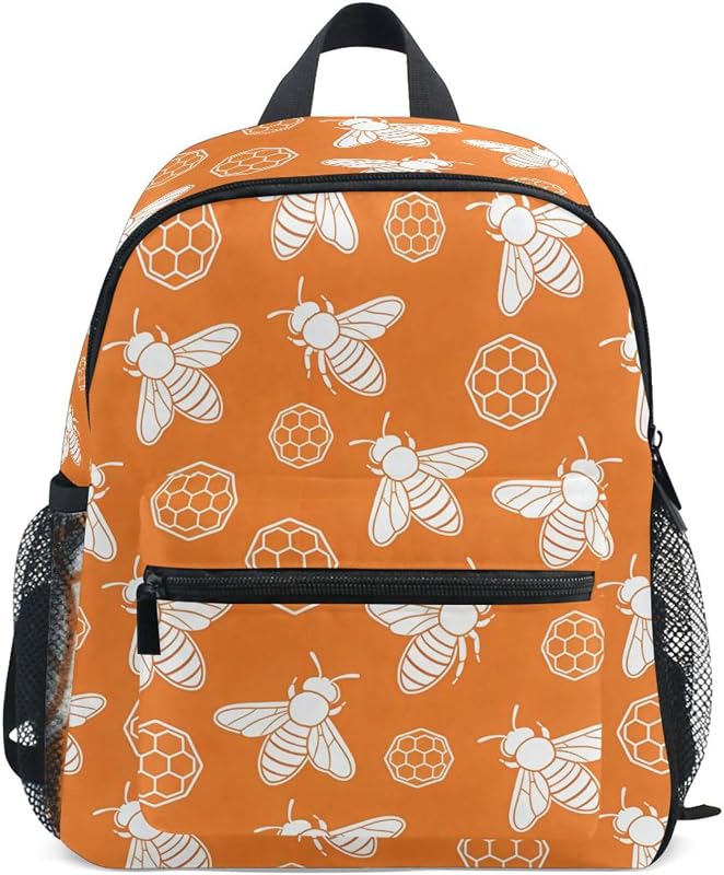 OTVEE Mochila con patrón de arcoíris y elefante bohemio de acuarela para guardería, para niños y niñas, bolsa preescolar con pecho desmontable S