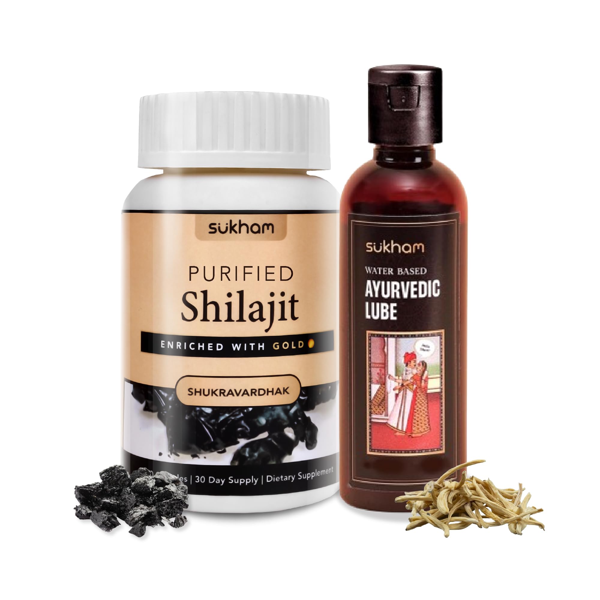 See full amazon price history chart for Ayurvedic Lube 50ml Combo + Sukham Shilajit Capsules | As Seen On Shark Tank | High in Fulvic Acid with Anti-Aging Properties - Paraben Free Massage Lubricant with Ashwagandha & Shatavari for Him & Her Ayurvedic Lube 50ml Combo + Sukham Shilajit Capsules | As Seen On Shark Tank | High in Fulvic Acid with Anti-Aging Properties - Paraben Free Massage Lubricant with Ashwagandha & Shatavari for Him & Her (B0CVND61XZ) Amazon Price History, Amazon Price Tracker