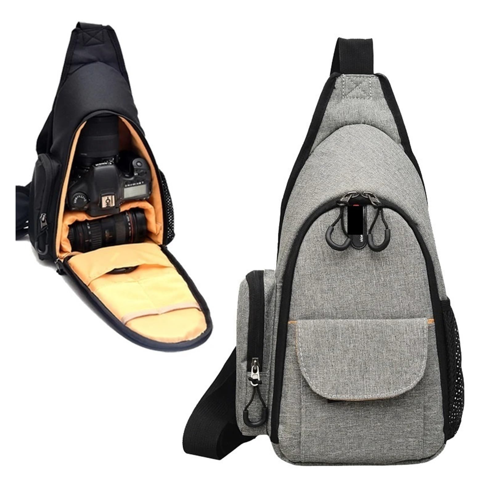 Borsa Fotografica Zaino for Fotocamera Zaino da Viaggio Impermeabile for Foto Borsa for Fotocamera(Black)