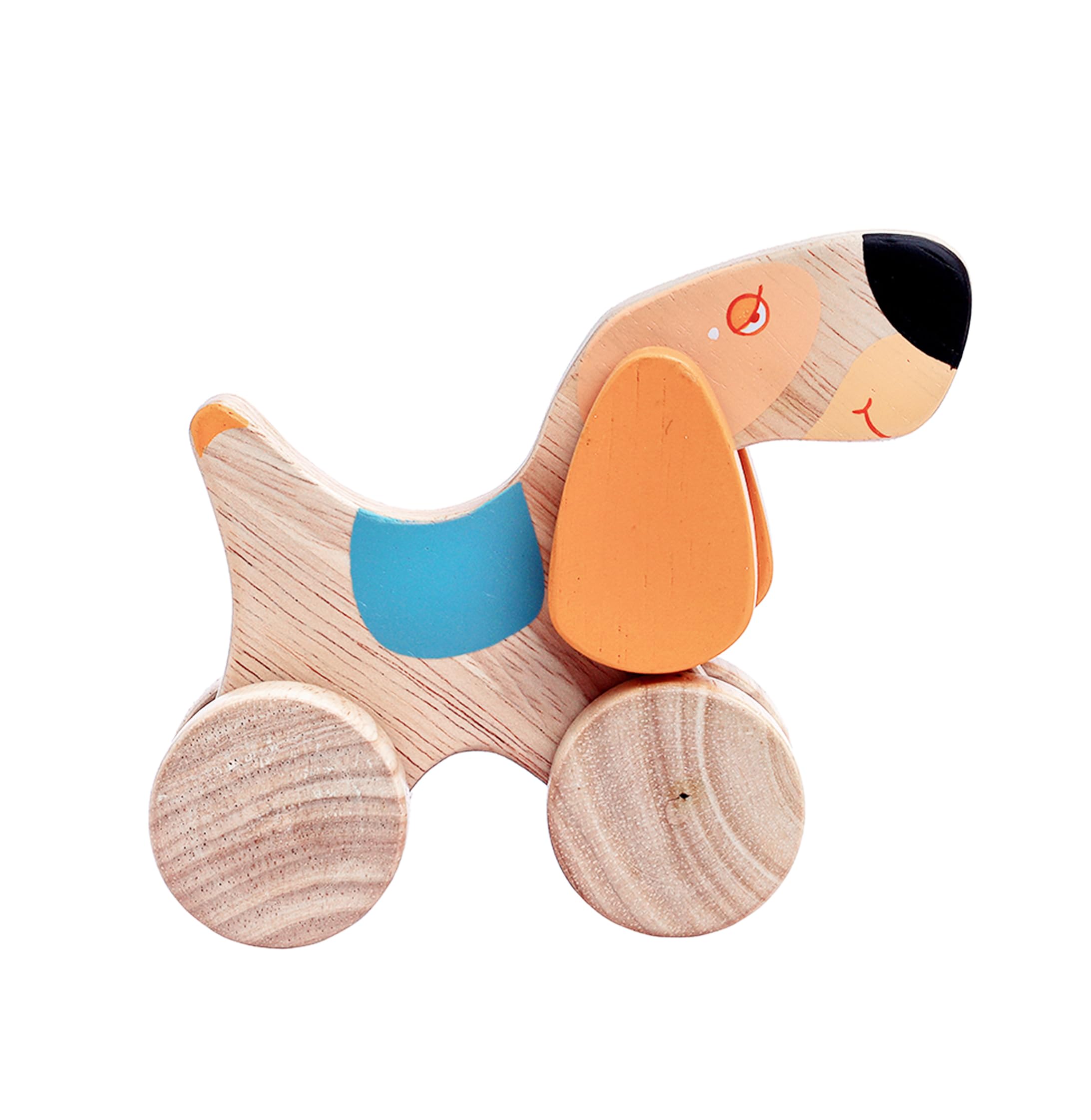EcoSmart Learn Wooden Push & Pull Dog – Handcrafted Rolling Puppy Toy for Toddlers – Non-Toxic, Eco-Friendly Montessori Wooden Animal Toy for Early Learning & Motor Skills Development-image-10