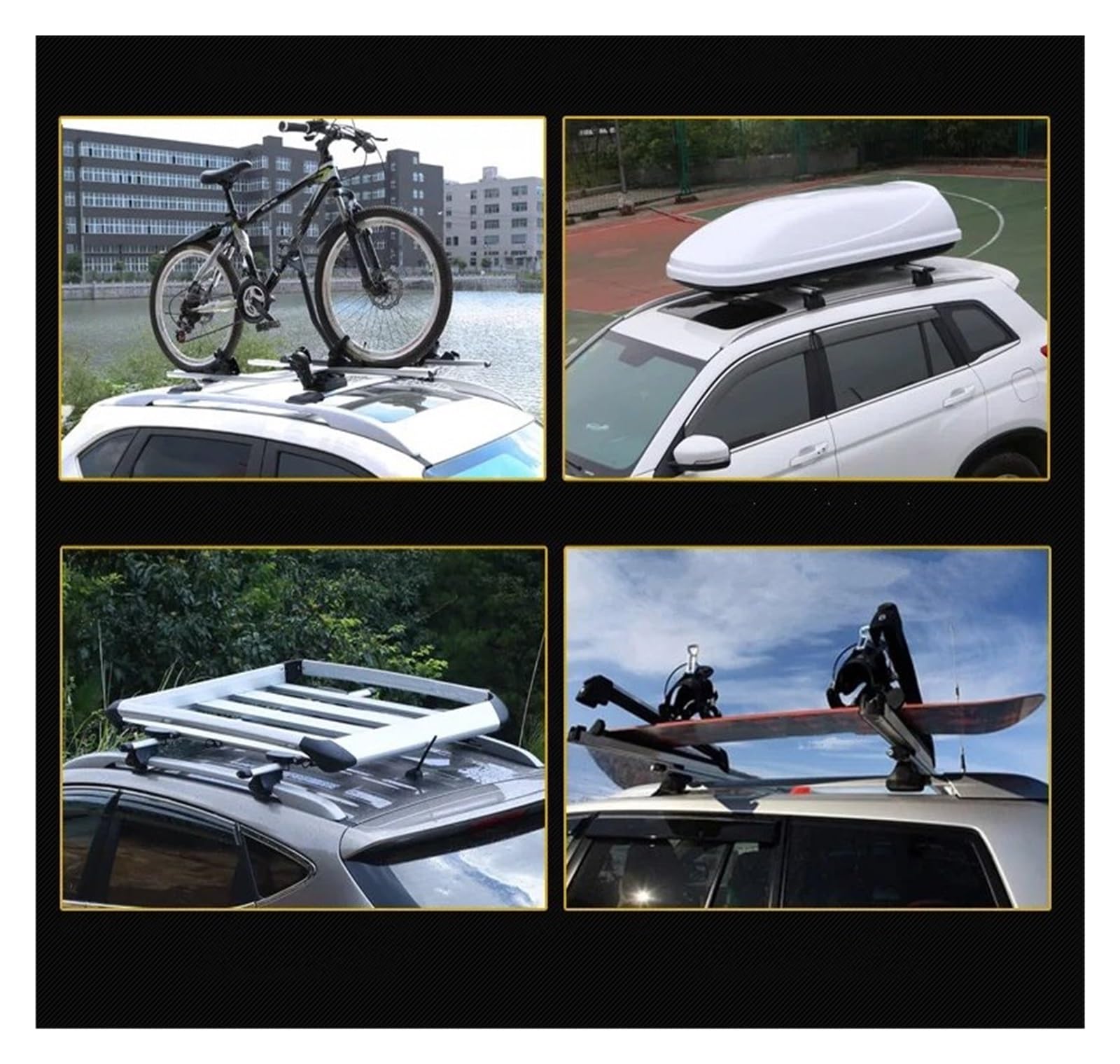 Amazon.co.jp: ルーフ キャリア 2 個 120-135 センチメートル  