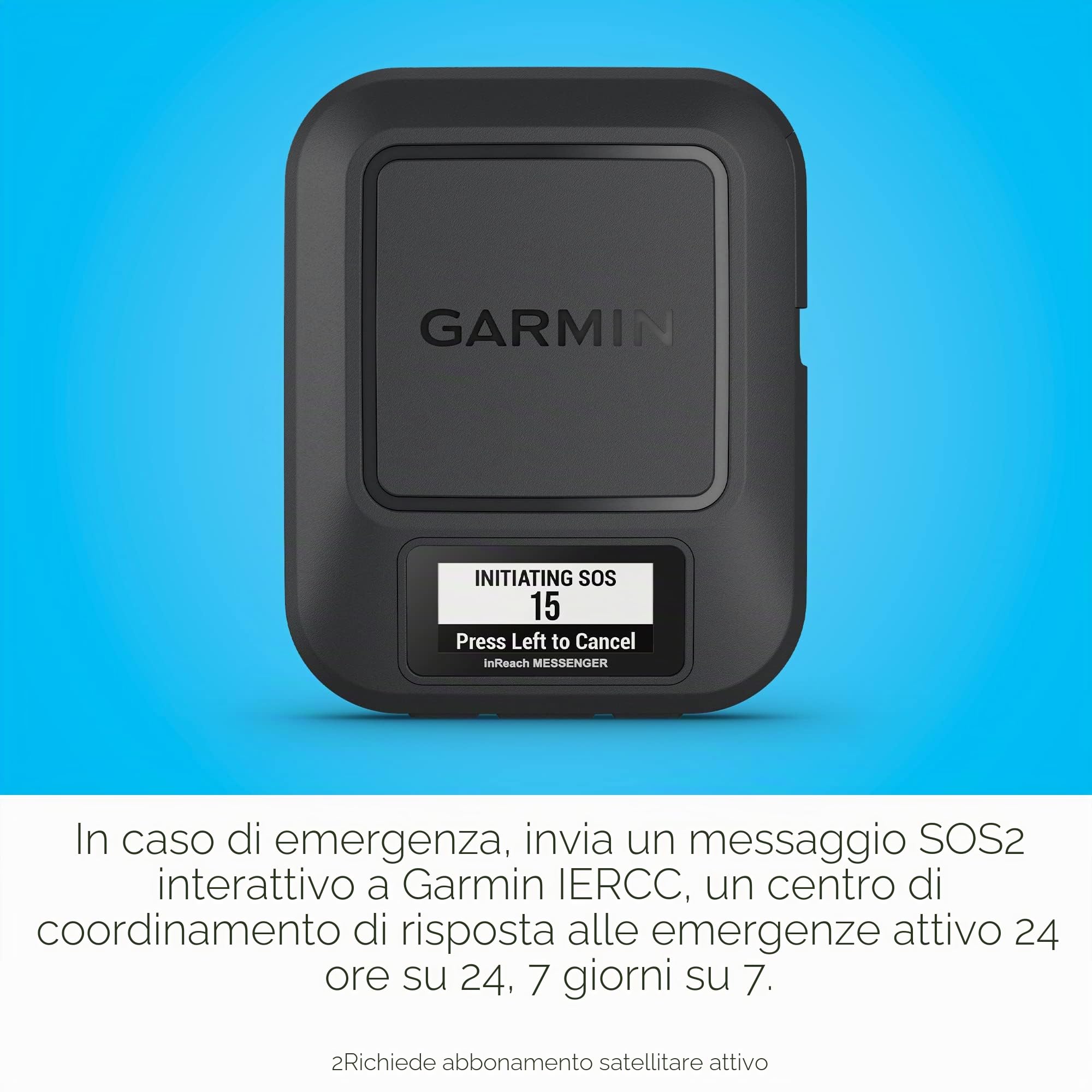 Garmin inReach® - Comunicatore satellitare portatile Messenger, messaggistica bidirezionale globale