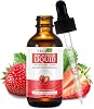 Magnesium Glycinate Liquid Drops,Liquid Complex with Magnesium Glycinate,Taurate,Cellulose Fiber,Bromelain,Vitamin B6,C,D and Zinc, Strawberry Flavor, 2 Fl Oz