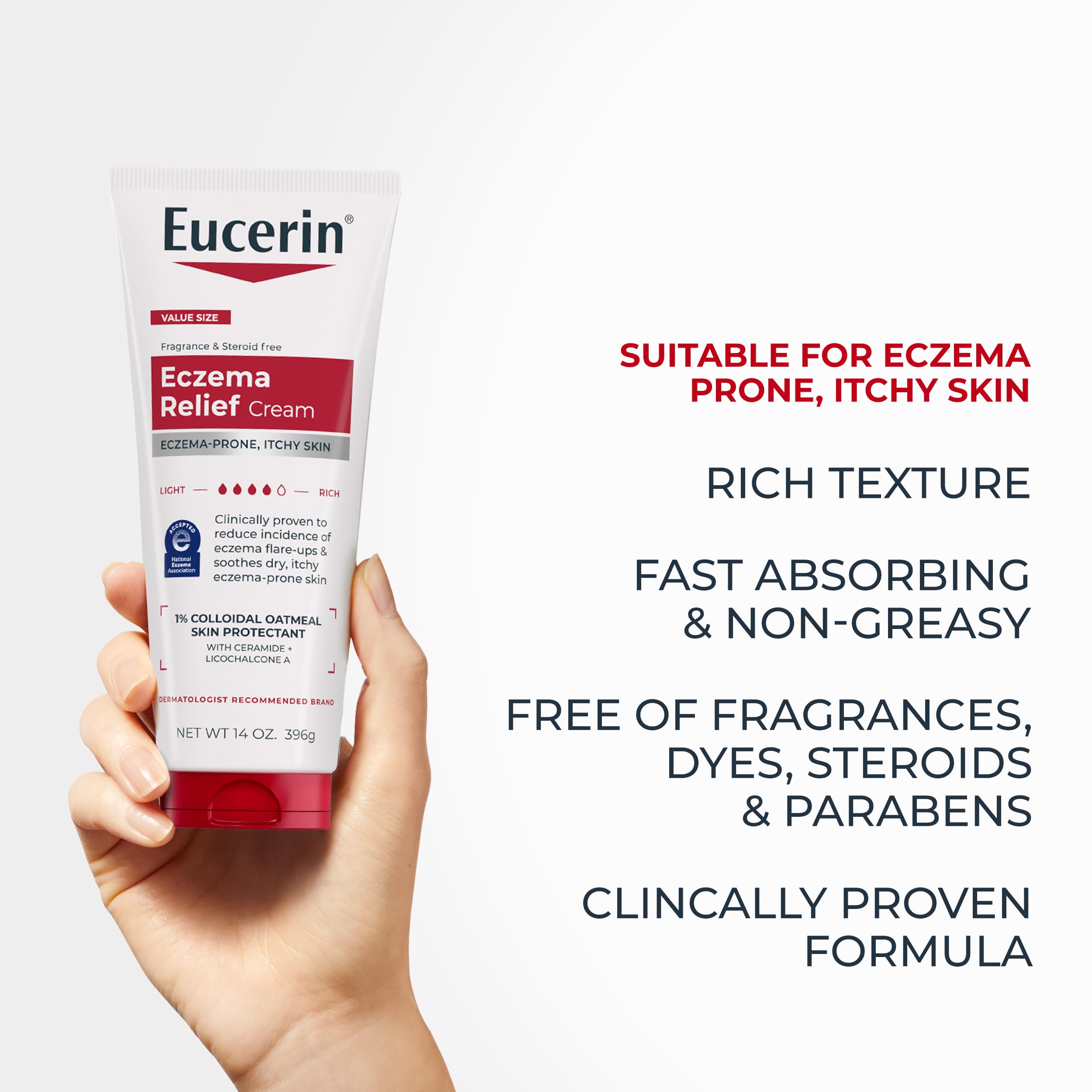 Eucerin Eczema Relief Cream with Colloidal Oatmeal, 14 OZ — Amazon image 6