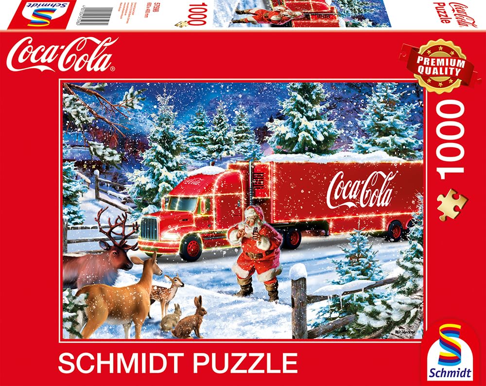 Coca Cola Christmas-Truck: Puzzle Coca Cola 1000 Teile : Amazon