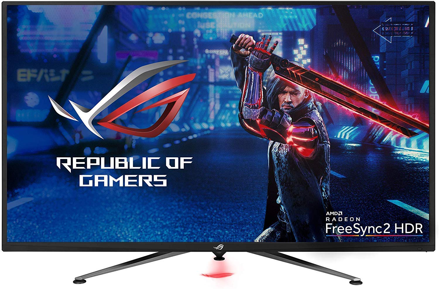ASUSROG Strix XG438Q 43 inch Large Gaming Monitor HDR 4K (3840 x 2160) 120 Hz Freesync Premium Pro, DisplayHDR 600, DCI-P3 90%, Shadow Boost Non-Glare Eye Care, 10W Speakers,HDMI and DP 1.4,Remote