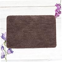 Vista 9 de Alfombra antideslizante para dormitorio, 15.7 x 23.6 in, color café, alfombra de baño de alta absorción
