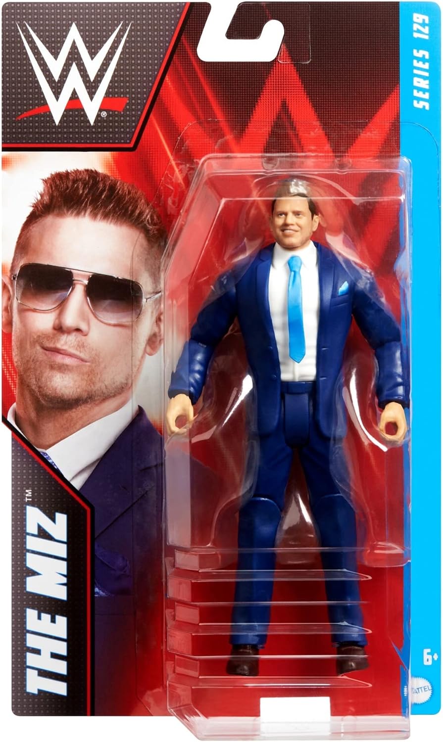 WWE Basic The Miz Action Figure, Posable 6-inch Collectible for Ages 6 Years Old & Up​​