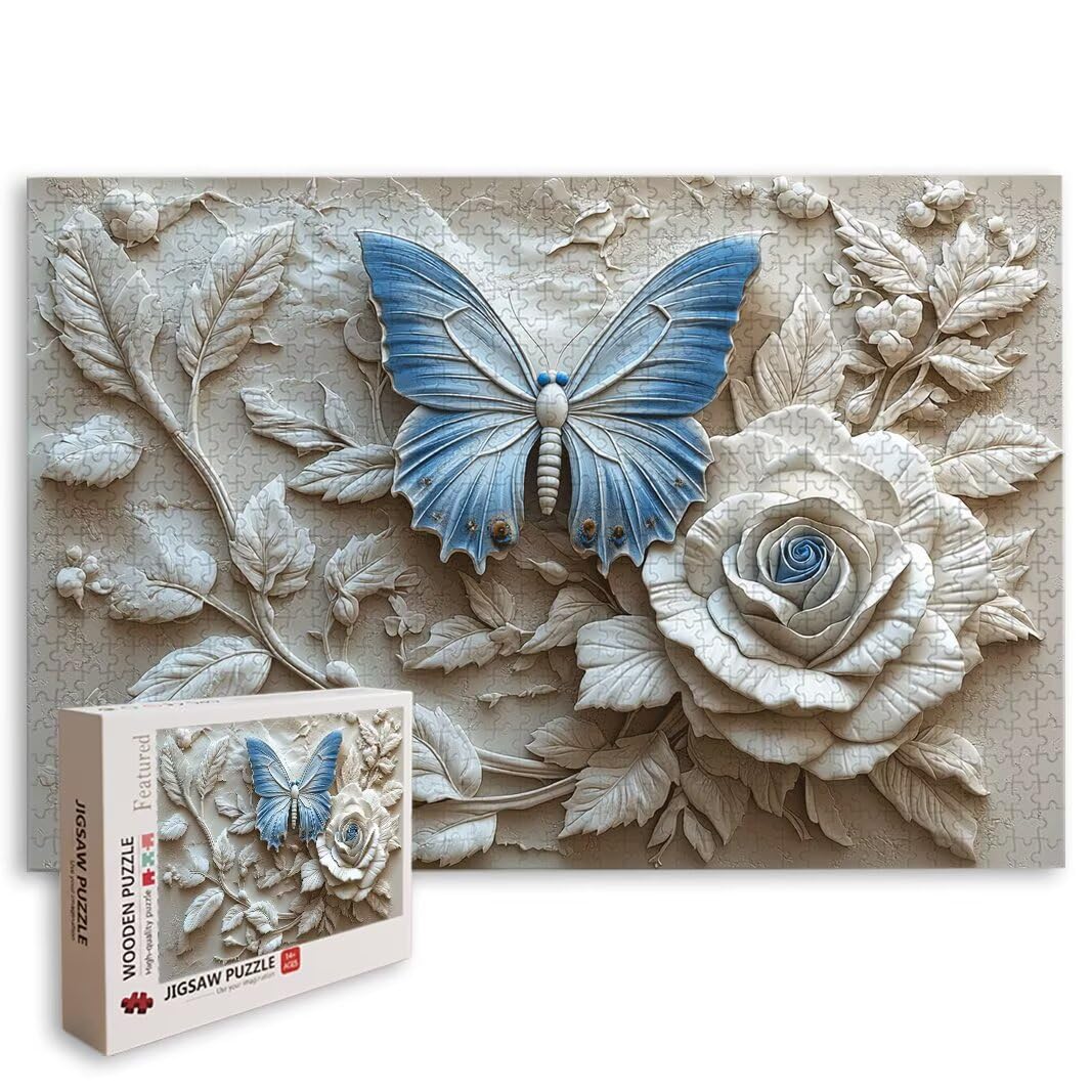 Puzzle Farfalla, Puzzle 5000 Pezzi Adulti per Decor, Regalo Donna -8640