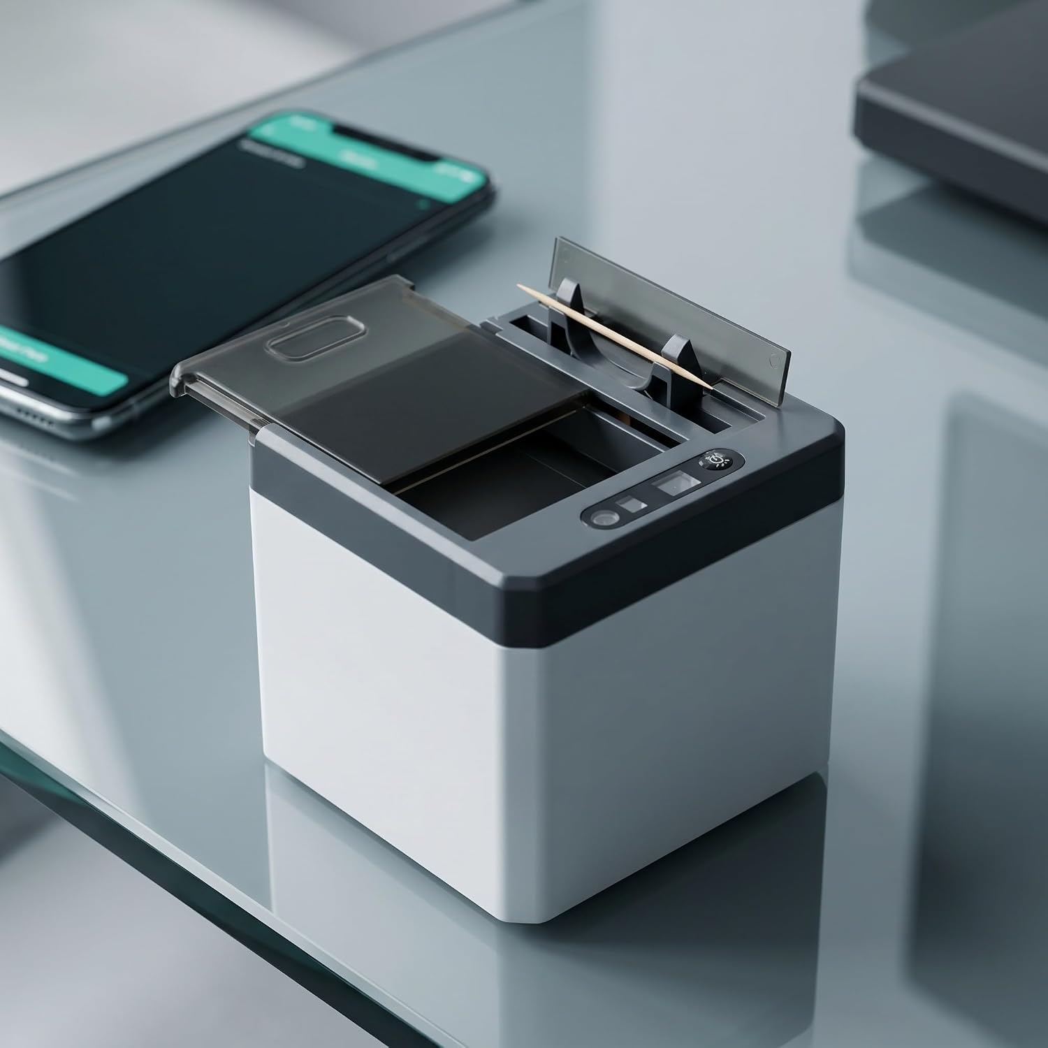 Smart Sensor Toothpick Dispenser with Quick Sensing, ABS Cube image 5