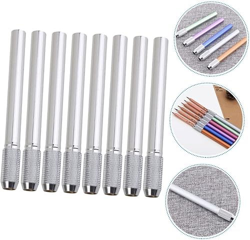 Miniatura 3 de Extensores de lápiz de metal, extensores de lápiz de arte reutilizables para artistas, crayón