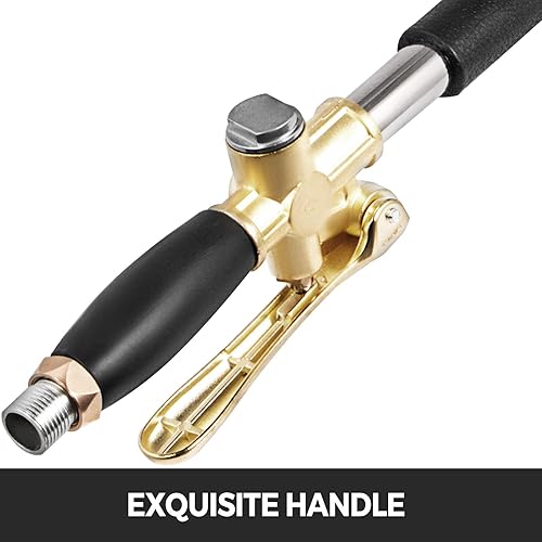 Miniatura 5 de Vevor 4 Jet Cement Mortero Pulverizador Pistola de pulverización de estuco Pistola de mortero de cemento neumático Pulverizador de cemento de