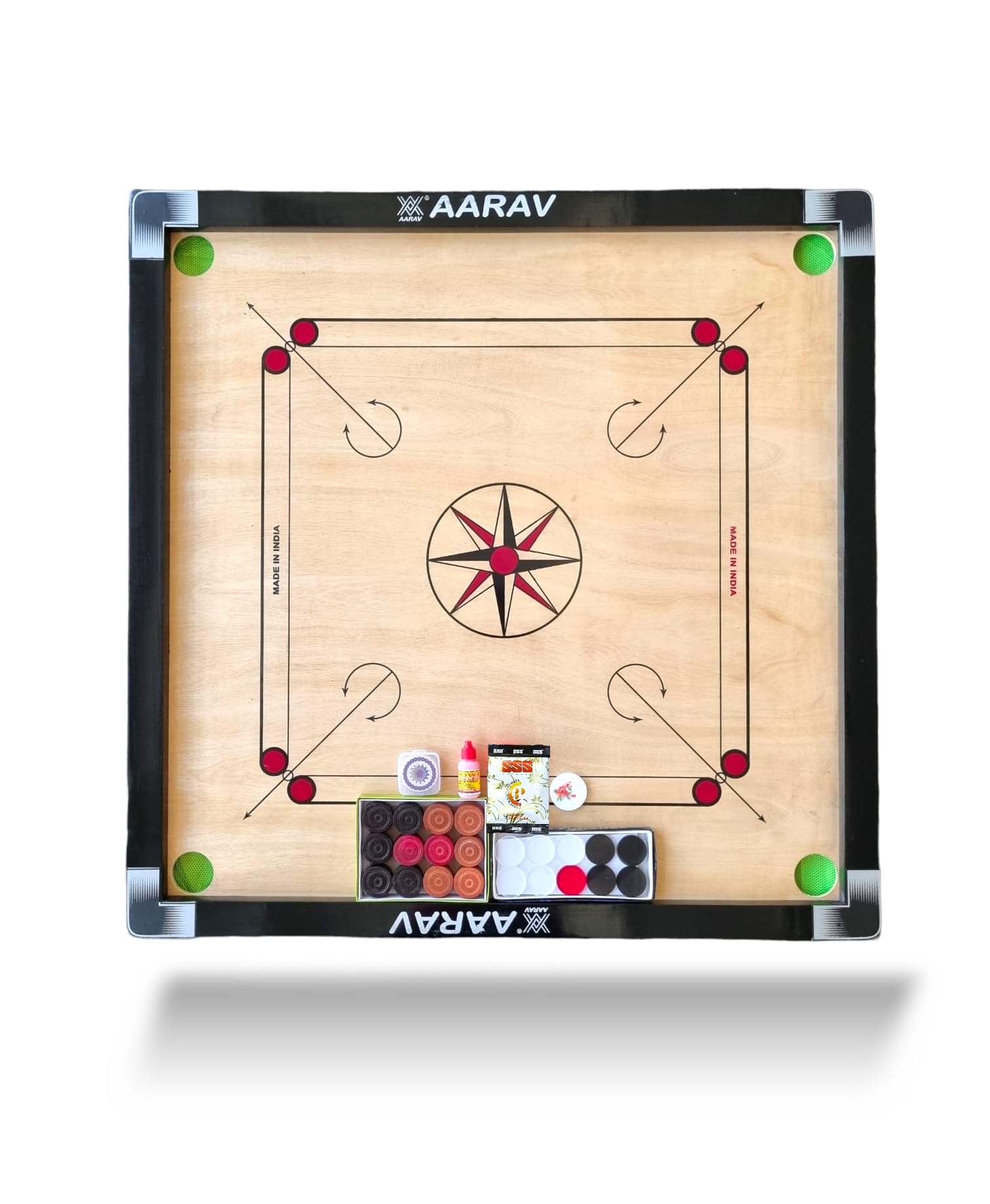 See full amazon price history chart for AARAV Carrom Board Full Size 32x32 Inches for Adults with Wooden and Fiber Carrom Coins, Carrom Strikers and Carrom Powder AARAV Carrom Board Full Size 32x32 Inches for Adults with Wooden and Fiber Carrom Coins, Carrom Strikers and Carrom Powder (B0DBF529TC) Amazon Price History, Amazon Price Tracker