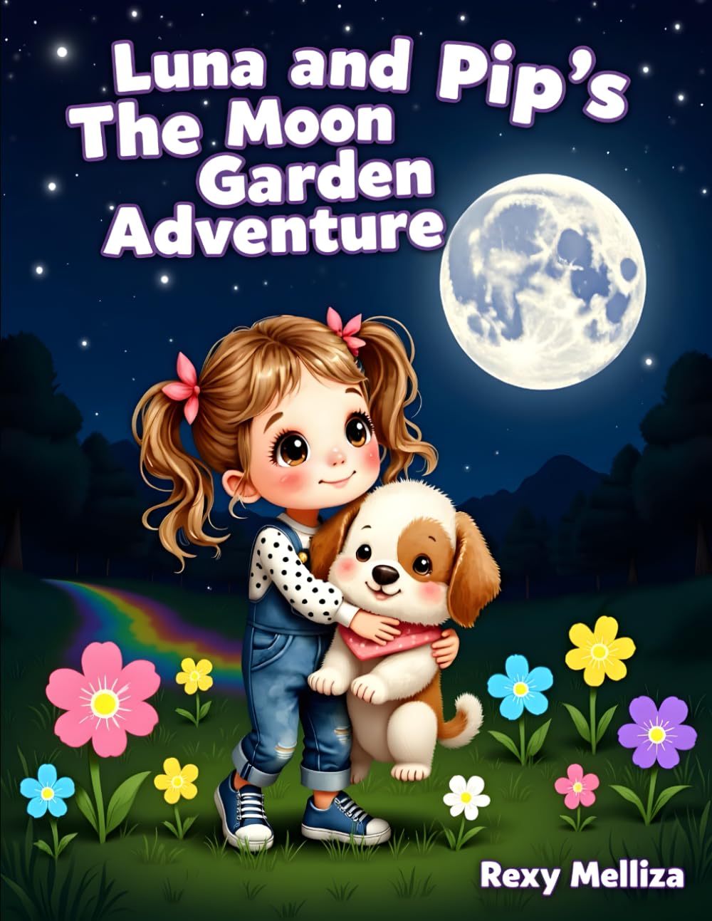 Luna and Pip's The Moon Garden Adventure: A Magical Children’s Bedtime Story About Friendship, Kindness, and Courage for Ages 4-8