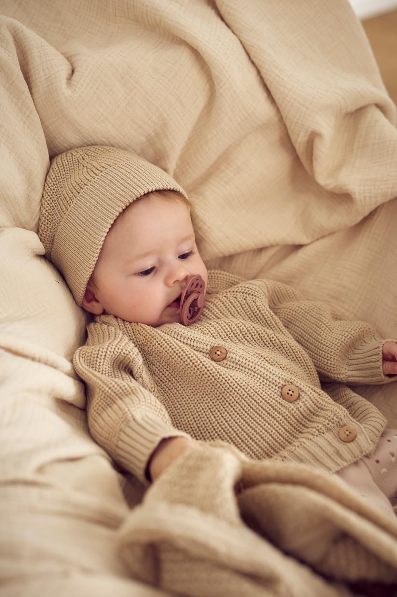 müsli Babystrickjacke